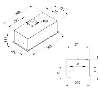 Hota Tornado Modul Glass 750 (60) LED Inox imaginea #5 — magazin online Desire.md
