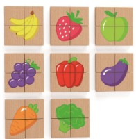 Пазл Viga 32 Magentc Puzzle Block- Fruits (50700) фото №3 — интернет-магазин Desire.md