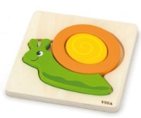 Пазл Viga 3 Shape Block Puzzle — Snail (59931) фото №3 — интернет-магазин Desire.md