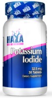 Витамины Haya Labs Potassium Iodide 30tab фото №1 — интернет-магазин Desire.md