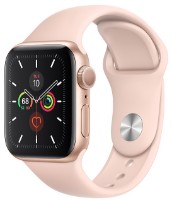 Смарт-часы Apple Watch Series 5 40mm Gold Aluminium Case With Pink Sand Sport Band (MWV72) 