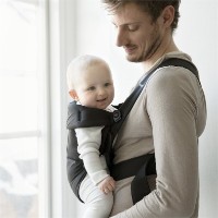 Marsupiu pentru copii BabyBjorn Mini Black (021056E1) imaginea #4 — magazin online Desire.md