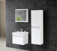 Dulap cu oglindă Martat Teos 60 White (11951) imaginea #2 — magazin online Desire.md