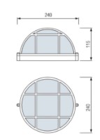 Aplică exterior Horoz HL926 White imaginea #2 — magazin online Desire.md