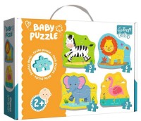 Пазл Trefl 4in1 Animals on the Safari (36073)