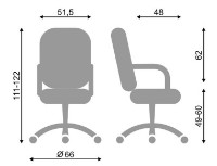 Scaun de birou Новый стиль Elly Eco-31 imaginea #4 — magazin online Desire.md