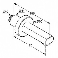 Dază de duș Kludi Zenta (1350005) imaginea #3 — magazin online Desire.md