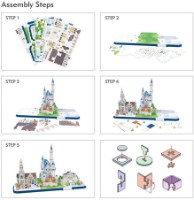 Puzzle 3D-constructor Cubic Fun City Line Bavaria (MC267h) imaginea #2 — magazin online Desire.md