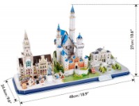 3D пазл-конструктор Cubic Fun City Line Bavaria (MC267h)