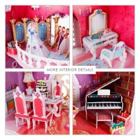 Puzzle 3D-constructor Cubic Fun Princess Birthday (E1622h) imaginea #3 — magazin online Desire.md