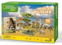 3D пазл-конструктор Cubic Fun African Wildlife (DS0972)