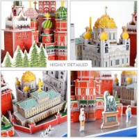 3D пазл-конструктор Cubic Fun City line Moscow (MC266h)