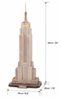 Puzzle 3D-constructor Cubic Fun Empire State Building (DS0977h) imaginea #3 — magazin online Desire.md