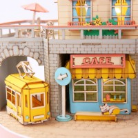 3D пазл-конструктор Cubic Fun Music Box Holiday Town (DK1801)