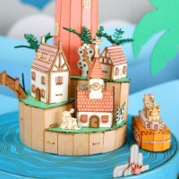 3D-puzzle CubicFun Music Box Summer Island (DK1802) imaginea #4 — magazin online Desire.md