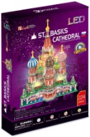 3D пазл-конструктор Cubic Fun St. Basils Cathedral (L519h)