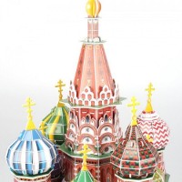 Puzzle 3D-constructor Cubic Fun St. Basils Cathedral (L519h) imaginea #2 — magazin online Desire.md