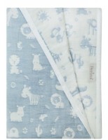 Pătură Perina Animals (PL-01.2) Blue imaginea #4 — magazin online Desire.md