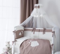 Copertină pentru pătuț Perina  Bambino (BB1\1-01.5) Cappuccino imaginea #2 — magazin online Desire.md
