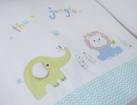 Lenjerie de pat pentru copii Perina Jungle (DJ3-01.1) White