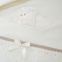 Lenjerie de pat pentru copii Perina Le petit bebe(PB6-01.5) Milk Coffee imaginea #5 — magazin online Desire.md