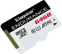 Карта памяти Kingston microSD 64Gb Class10 A1 UHS-I FC + SD Adapter (SDCE/64GB)  фото №2 — интернет-магазин Desire.md