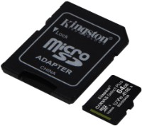 Карта памяти Kingston microSD 64Gb Class10 A1 UHS-I + SD Adapter (SDCS2/64GB) фото №2 — интернет-магазин Desire.md