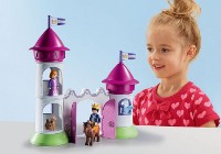 Set de construcție Playmobil 1.2.3: Castlewith Stackable Towers (9389) imaginea #3 — magazin online Desire.md
