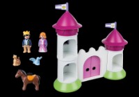 Set de construcție Playmobil 1.2.3: Castlewith Stackable Towers (9389) imaginea #4 — magazin online Desire.md