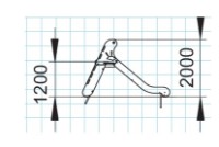 Tobogan copii EBS Racheta TE 109 imaginea #2 — magazin online Desire.md