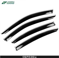 Дефлекторы окон Cobra Tuning Toyota Land Cruiser Prado 120 2003-2008 фото №1 — интернет-магазин Desire.md