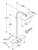 Душевой набор Kludi Cocpit Discovery (8020091-00) фото №5 — интернет-магазин Desire.md