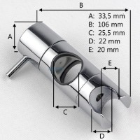 Suport de duș Kludi Dual Shower (7317605-00) imaginea #2 — magazin online Desire.md