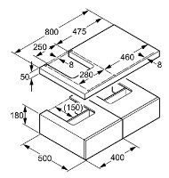 Шкаф под умывальник Kludi Esprit (56S0843R) фото №3 — интернет-магазин Desire.md