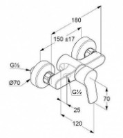 Set pentru duș Kludi Pure & Easy (378450565) imaginea #4 — magazin online Desire.md