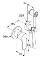 Гигиенический душ Kludi Zenta SL (489980565) фото №2 — интернет-магазин Desire.md