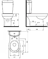 Унитаз Kolo Varius (K39000) фото №3 — интернет-магазин Desire.md