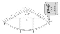 Подставка к поддону Sanplast STS-072 (194-E1412)