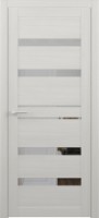 Межкомнатная дверь Luxdoors Drezden Mirror Vinil TBTP 200x60 White