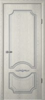 Межкомнатная дверь Luxdoors Leonardo Classic Vinil TB TP 200x60 Oak Gray Patina Silver