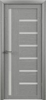Межкомнатная дверь Luxdoors Trend T-3 Bianca Matte Glass Eco Tex TB TP 200x80 Oak Gray