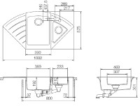 Кухонная мойка Schock Lotus C-150 Carbonium фото №2 — интернет-магазин Desire.md