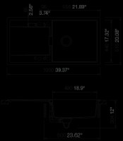 Chiuvetă de bucătărie Schock Mono D-100L  Puro imaginea #2 — magazin online Desire.md