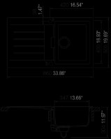 Кухонная мойка Schock Signus D-100 Puro фото №4 — интернет-магазин Desire.md