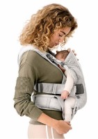 Marsupiu pentru copii BabyBjorn One Air Greige/3D Mesh (098002E1) imaginea #3 — magazin online Desire.md