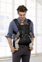 Marsupiu pentru copii BabyBjorn One Denim Blue Sprinkles (098079E1) imaginea #2 — magazin online Desire.md