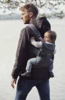 Marsupiu pentru copii BabyBjorn One Denim Blue Sprinkles (098079E1) imaginea #4 — magazin online Desire.md