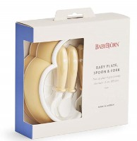 Набор для кормления BabyBjorn Powder Yellow (074066A) фото №3 — интернет-магазин Desire.md