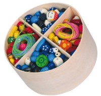 Realizarea de bijuterii Viga Wooden Beads — 260gr (56002)