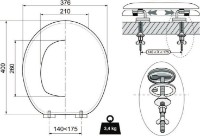 Capac de toaletă Wirquin Aquarium (20717963) imaginea #2 — magazin online Desire.md